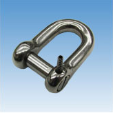 Slot Head Screw Pin D Shackle Fixable w/Locking Pin